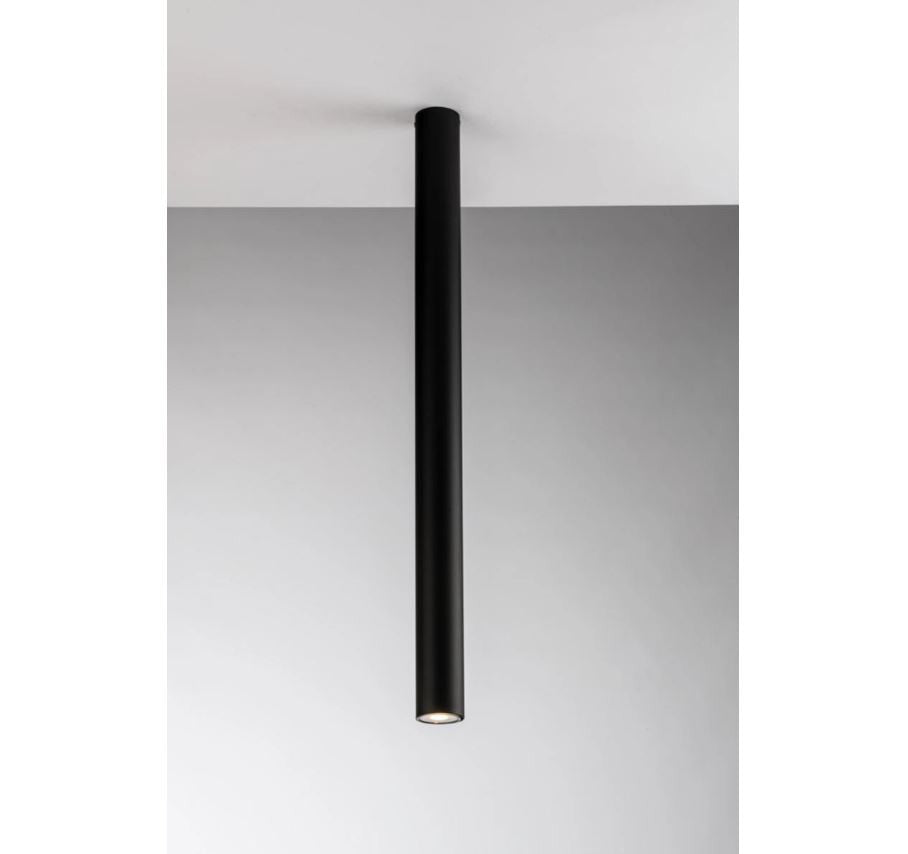 Plafoniera cilindro 1XGU10 non incl. 75 cm bianco-nero-oro-cromo-corten FLUKE-PL75 Plafoniera cilindro 1XGU10 non incl. 75 cm bianco-nero-oro-cromo-corten FLUKE-PL75